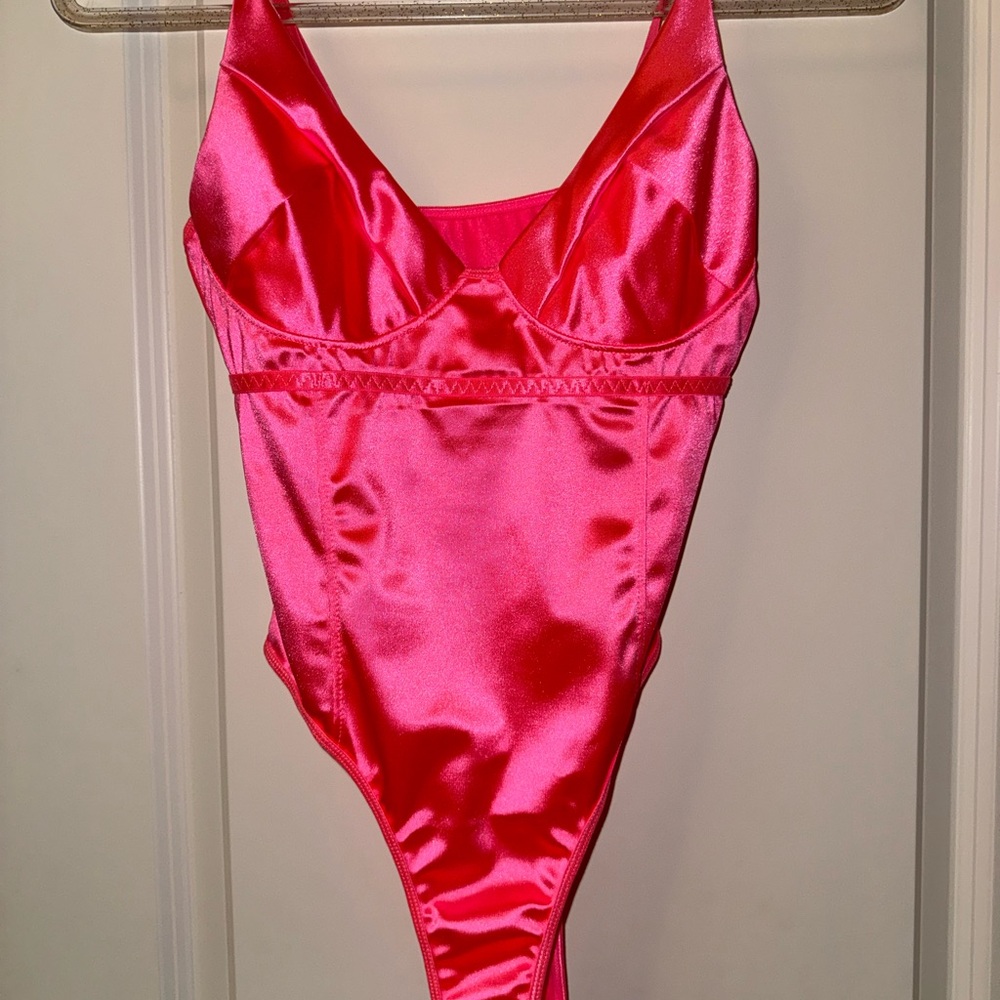 Fashion Nova Kids Hot Pink Bodysuit